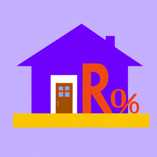 איור המציג את הרעיון של החזר ROI עם סמל בית ואחוז